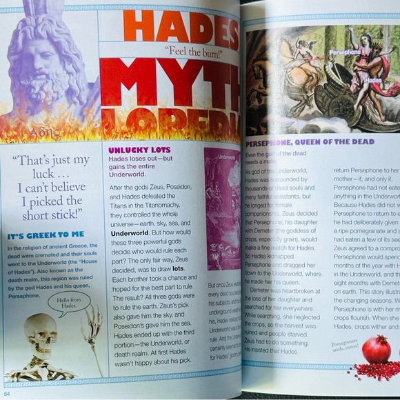 Mythlopedia Oh My Gods Scholastic Greek Mythology Paperback Book - Picture 12 of 14
